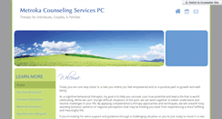 Desktop Screenshot of metrokacounseling.com